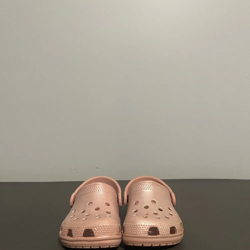 CROCS Kids Rose Gold Sandals - Picture 4 of 4